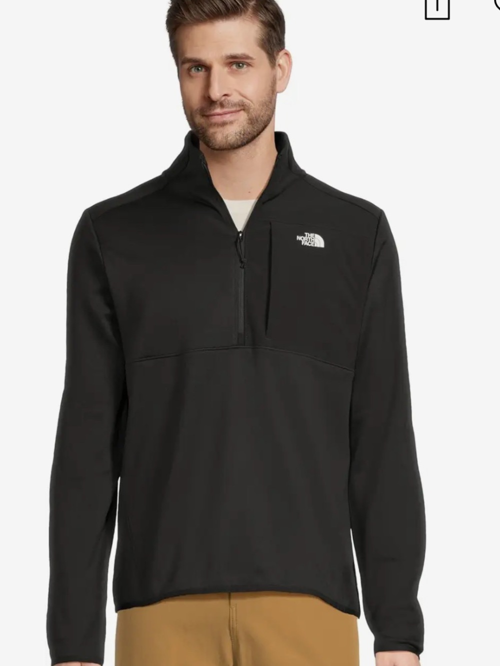 North Face Jacket sweatshirt 1/2 zip Mens Medium TNF
